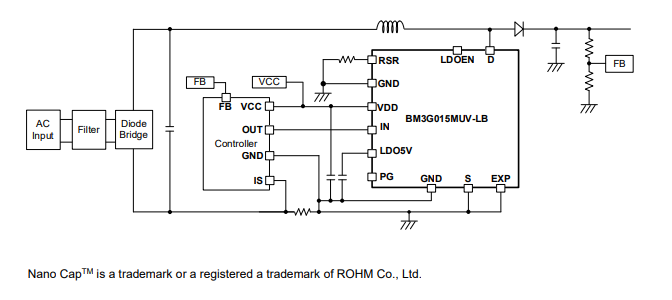 BM3G015MUV-LB 650V GaN HEMT 功率级IC数据手册