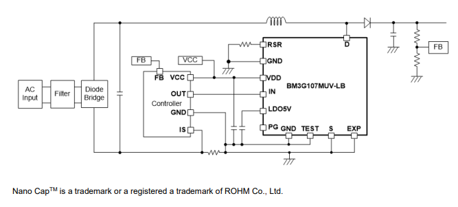 BM3G107MUV-LB 650V GaN HEMT 功率级IC数据手册