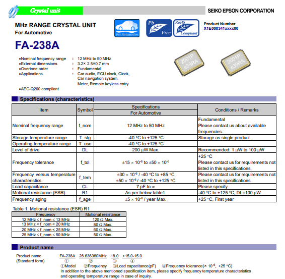 Epson<b class='flag-5'>汽车</b>晶振<b class='flag-5'>FA-238</b>A在BMS电池管理系统中的作用