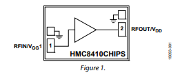 HMC8410-DIE <b class='flag-5'>0.01GHz</b><b class='flag-5'>至</b>10<b class='flag-5'>GHz</b>，GaAs、pHEMT、MMIC、<b class='flag-5'>低噪聲放大器</b><b class='flag-5'>技術(shù)</b><b class='flag-5'>手冊</b>