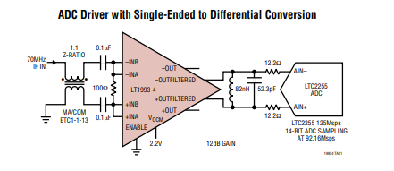 <b class='flag-5'>LT1993</b>-4 900<b class='flag-5'>MHz</b>、<b class='flag-5'>低</b><b class='flag-5'>失真</b>、<b class='flag-5'>低噪聲</b><b class='flag-5'>差分放大器</b>/<b class='flag-5'>ADC</b><b class='flag-5'>驅動器</b><b class='flag-5'>技術</b><b class='flag-5'>手冊</b>