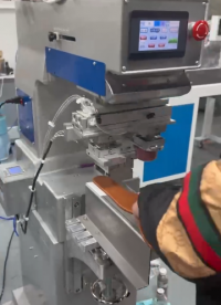 一燙一印鞋墊印刷機，一臺機器兩種功能，簡單方便#移印機#壓燙印一體機 #鞋墊移印機 #壓燙印移印機 