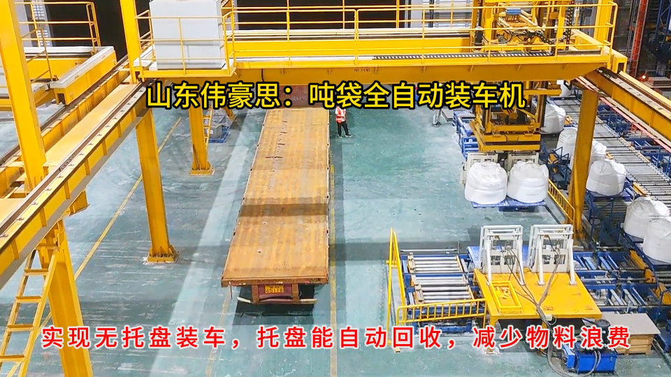 電阻料噸袋裝車機械手，全自動噸包裝車系統案例
# 噸袋自動裝車機