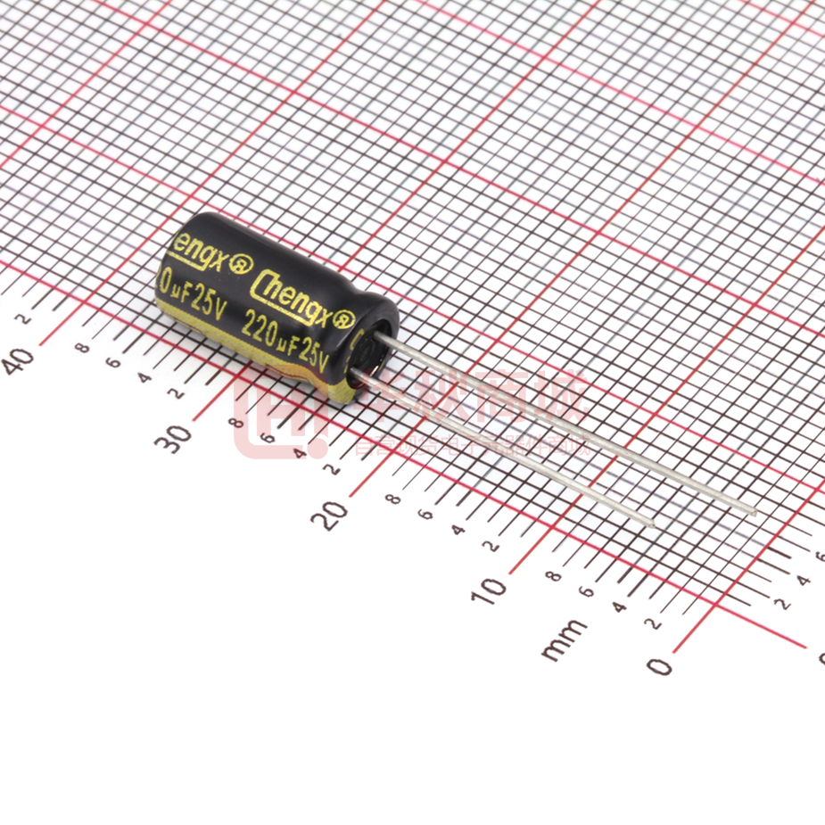 220uF 25V 黑高频 6.3*12