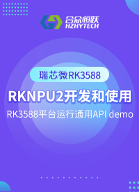 【RK3588】第一章 RKNPU2開發(fā)和使用：5. RK3588平臺運行通用API demo