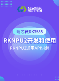 【RK3588】第一章  RKNPU2开发和使用：4. RKNPU2通用API讲解# 瑞芯微