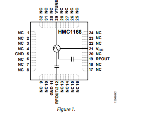HMC1166具有半頻輸出的11.41GHz至12.62GHz MMIC VCO技術(shù)手冊(cè)