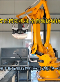白砂糖自動拆垛拆袋機(jī)特點(diǎn) 自動拆垛設(shè)備節(jié)能降噪優(yōu)勢#人工智能 #工業(yè)機(jī)器人
 
