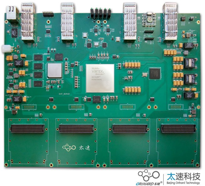 410?基于?XCVU9P+?C6678?的?100G?光纖的<b class='flag-5'>加速卡</b>