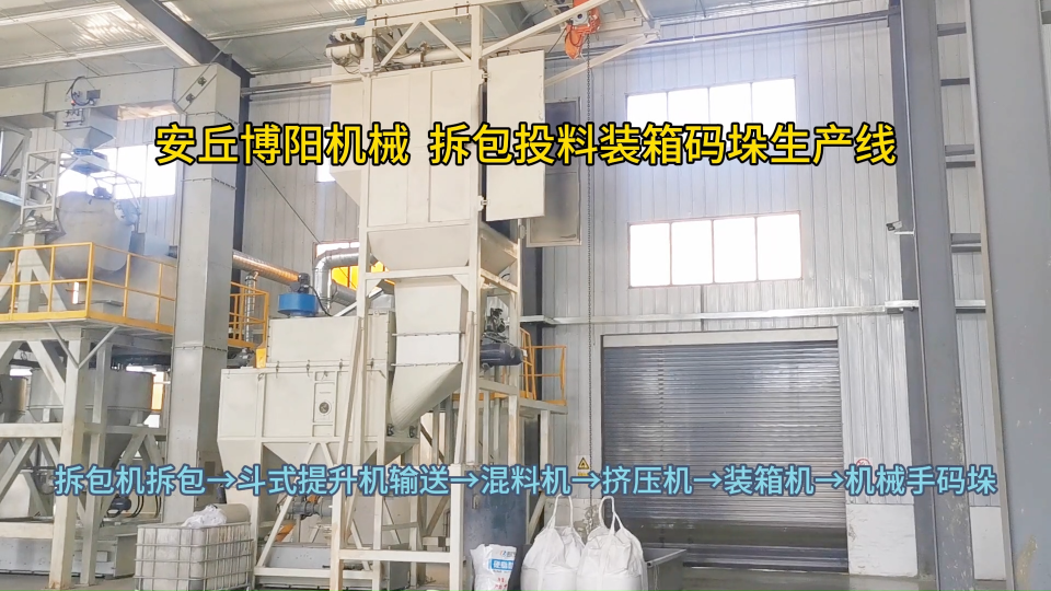 多聚甲醛噸包破袋裝置使用方法 防爆型噸包破袋系統優勢?
#自動化生產線
#機械制造
 