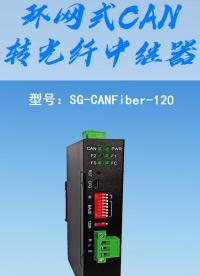  環網式 CAN 轉光纖中繼器#三格電子#
 