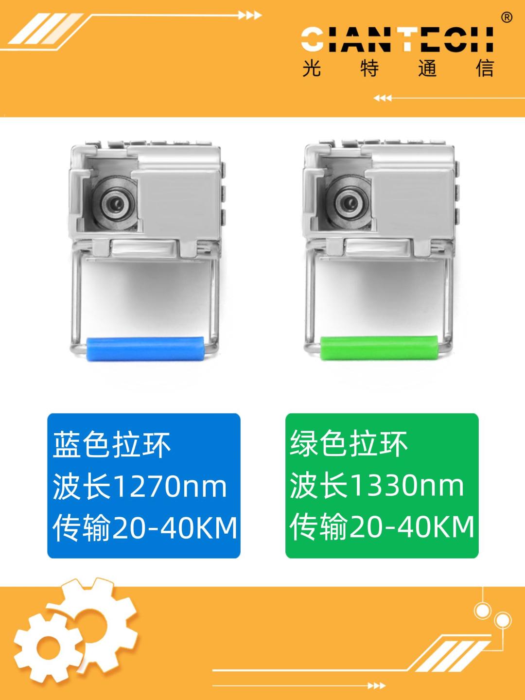 如何區(qū)分SFP光模塊拉環(huán)顏色