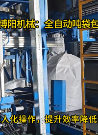电阻料全自动吨袋包装机，连续式吨袋包装系统优势 #全自动吨袋包装机
#bzj 
