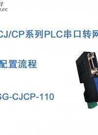 歐姆龍CJ/CP系列PLC串口轉網口模塊講解配置