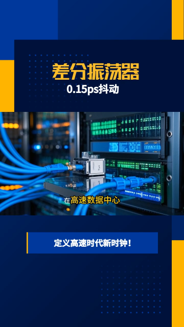 差分振蕩器，用0.15ps超低抖動，保障高速數(shù)據(jù)傳輸?shù)拿恳晃痪珳?zhǔn)！
#電路知識 #差分晶振 #差分信號 