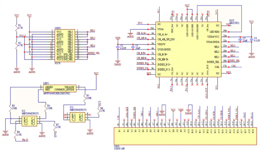 Broadcom HEDS-9930 (<b class='flag-5'>E</b>2/<b class='flag-5'>E</b>2L) 評估板與AEDR_9930<b class='flag-5'>E</b>2光學編碼<b class='flag-5'>器</b>數據手冊