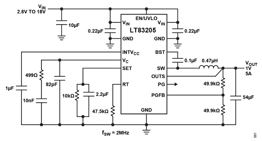 Analog Devices Inc. LT83203/LT83205同步降壓型<b class='flag-5'>穩壓器</b>數據手冊