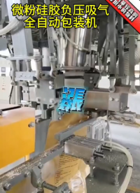 微粉硅膠負(fù)壓吸氣全自動包裝機(jī)#微粉硅膠包裝機(jī) #負(fù)壓吸氣包裝機(jī) #粉末包裝機(jī) 