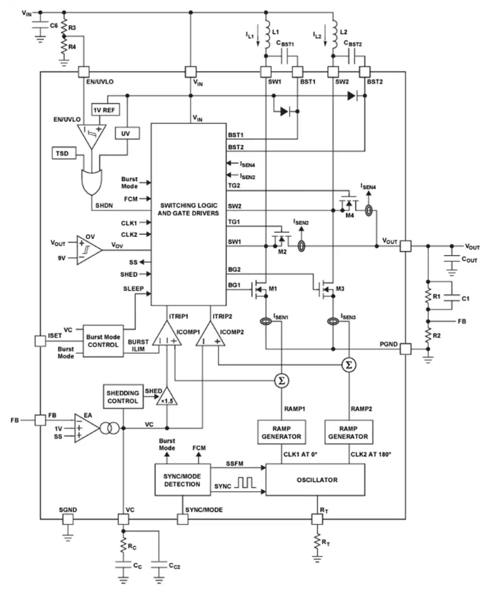 Analog Devices Inc. <b class='flag-5'>LT</b>8349兩相低IQ<b class='flag-5'>同步</b><b class='flag-5'>升壓</b><b class='flag-5'>轉換器</b>數據手冊