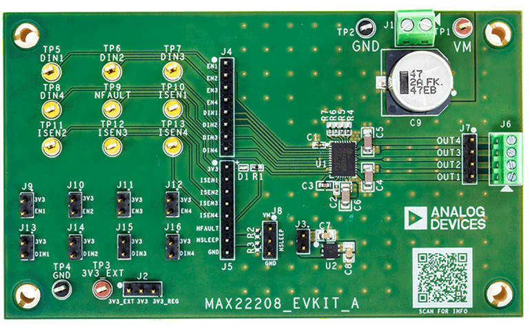 Analog Devices / Maxim Integrated MAX22208EVKIT評估套件數據手冊