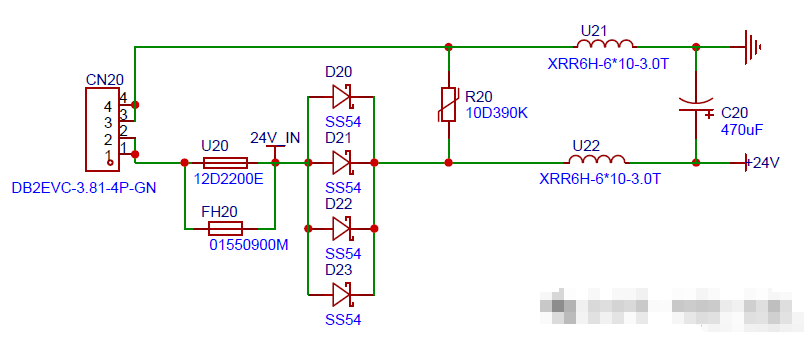 硬件<b class='flag-5'>電路</b>:24V電源輸入端<b class='flag-5'>保護</b>設(shè)計