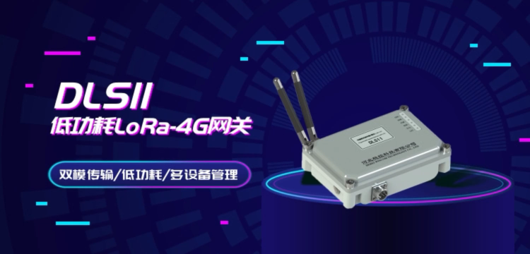 DLS11低功耗LoRa-4G網關 智能通信終端 雙模傳輸低功耗多設備管理高效組網