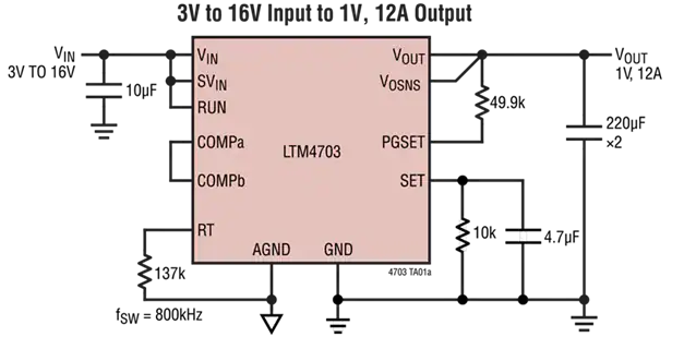 Analog Devices Inc. LTM ?4703 12A降壓型<b class='flag-5'>Silent</b> <b class='flag-5'>Switcher</b> 3 μModule ?數據手冊