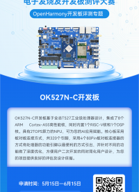 支持OpenHarmony操作系統！飛凌OK527N-C開發板免費試用
#開發板試用 #HarmonyOS 