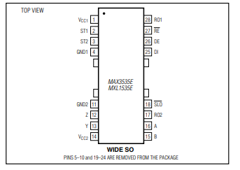 <b class='flag-5'>MAX3535E</b>/MXL1535<b class='flag-5'>E</b> +3V至+5V、提供2500VRMS隔離的<b class='flag-5'>RS-485</b>/<b class='flag-5'>RS</b>-422<b class='flag-5'>收發</b>器技術手冊