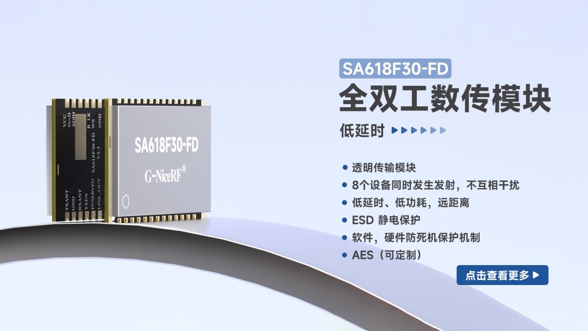 SA618F30-FD全雙工數傳模塊