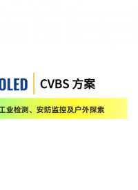 1.03 CVBS 顯示方案 #視涯科技 #MicroOLED #硅基 