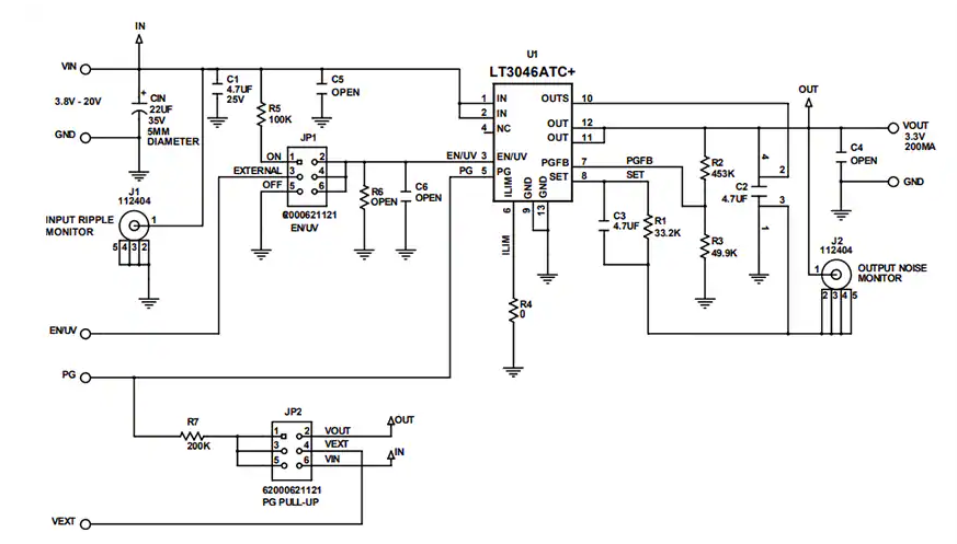 Analog Devices Inc. LT3046EVK#DFN 評估套件數據手冊