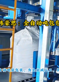 石灰氮全自動噸包打包秤，全自動噸包機行業案例
# 全自動噸袋包裝機