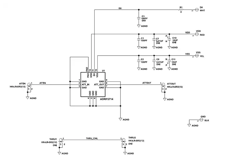 Analog Devices Inc. EVAL-ADRF5714 評估板數據手冊