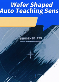 Wafer Shaped Auto Teaching Sensor晶圓型中心校準片#晶圓檢測 #晶圓測溫 