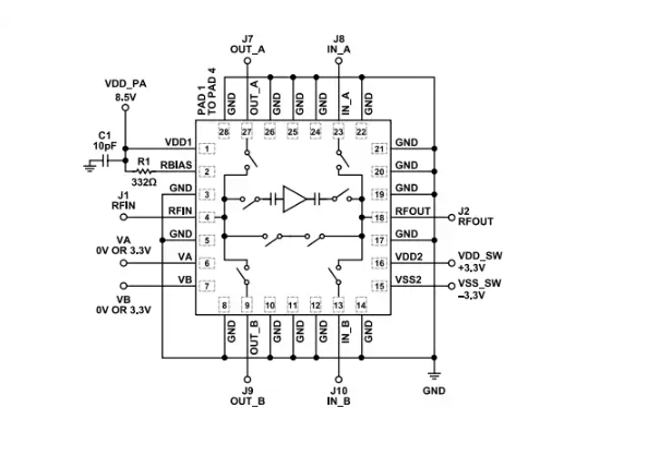 Analog Devices Inc. ADL8112-EVALZ 評估板數據手冊