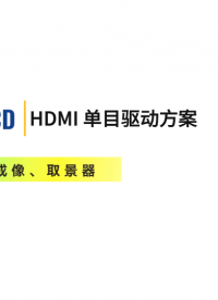 Fast LCD 1.25" HDMI單目驅(qū)動方案：光瞄應(yīng)用首選方案   #光瞄#熱成像#取景器#顯示屏 