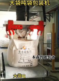 無水硫酸鈉大袋噸袋包裝機#無水硫酸鈉包裝機 #顆粒粉末噸包機 #包裝機生產(chǎn)廠家 