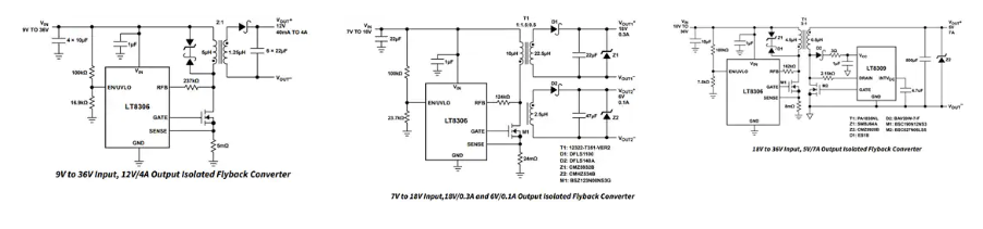 Analog Devices Inc. LT8306無光隔離反激式控制器數據手冊