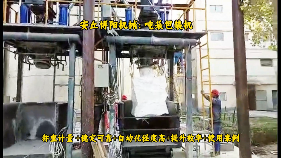 碳酸鈣噸包包裝稱廠家、臨沂噸袋自動包裝稱# 噸袋包裝機# 噸包包裝機# 