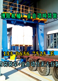 碳酸鈣粉全自動噸袋裝車機 1噸粉料全自動噸包裝車設備