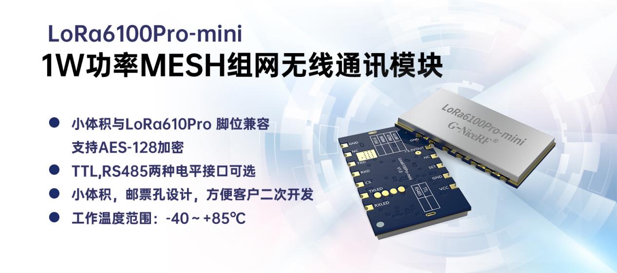 lora6100Pro數傳模塊特點