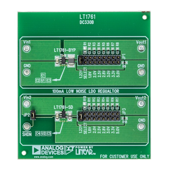 <b class='flag-5'>Analog</b> <b class='flag-5'>Devices</b> <b class='flag-5'>Inc.</b> LT1761<b class='flag-5'>演示</b>板<b class='flag-5'>DC330B</b><b class='flag-5'>數據</b><b class='flag-5'>手冊</b>