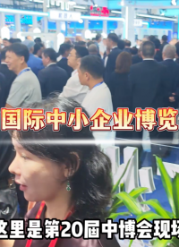  第20屆中國國際中小企業(yè)博覽會(huì)開始啦！#機(jī)器人 #工業(yè)機(jī)器人 #智能機(jī)器人 #智能制造 #人形機(jī)器人 