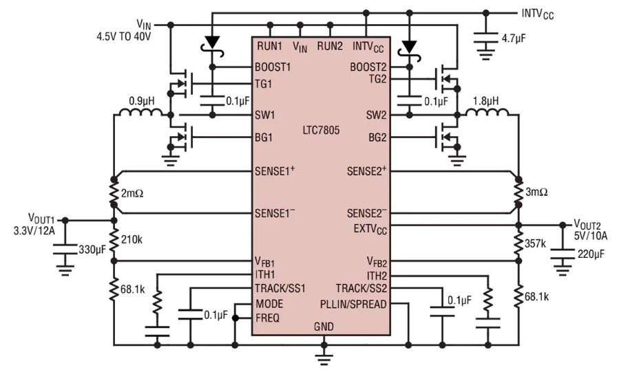 <b class='flag-5'>Analog</b> <b class='flag-5'>Devices</b> <b class='flag-5'>Inc.</b> <b class='flag-5'>LTC7805</b>同步降壓控制器<b class='flag-5'>數據</b><b class='flag-5'>手冊</b>