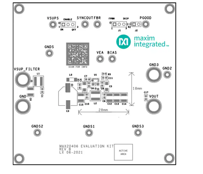 Analog Devices / Maxim Integrated MAX20406評(píng)估套件數(shù)據(jù)手冊(cè)