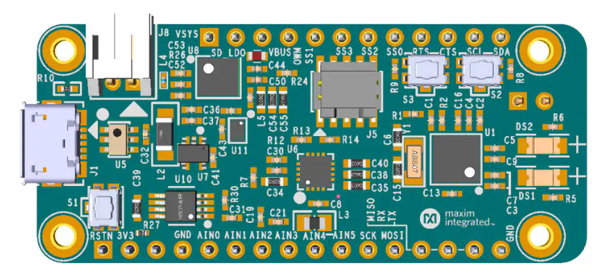 Analog Devices / Maxim Integrated MAX32650FTHR Feather板評(píng)估套件數(shù)據(jù)手冊(cè)