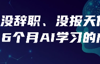 沒辭職、沒報天價班，6個月AI學習的成績單
