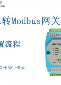 Hart轉(zhuǎn) Modbus網(wǎng)關(guān)售后講解配置流程#三格電子 