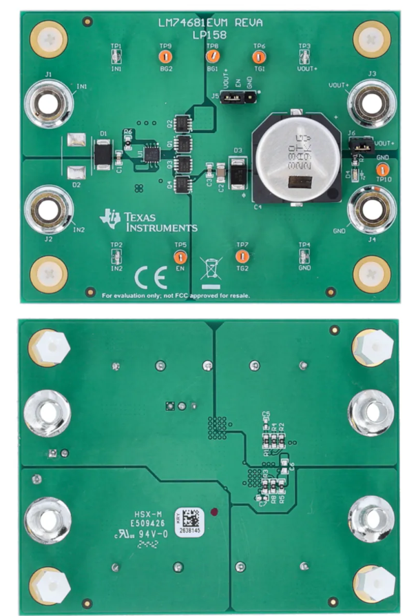 Texas Instruments LM74681EVM評估模塊數(shù)據(jù)手冊